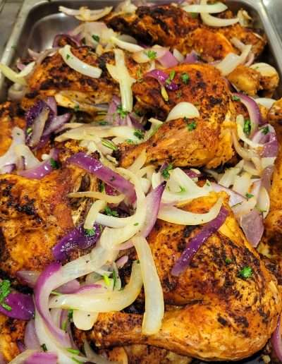 Grilled Chicken with toppings